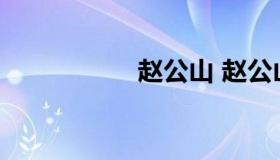 赵公山 赵公山在哪里