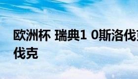 欧洲杯 瑞典1 0斯洛伐克 欧洲杯 瑞典对斯洛伐克