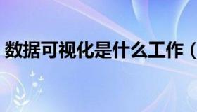 数据可视化是什么工作（数据可视化是什么）