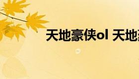 天地豪侠ol 天地豪侠电视剧）