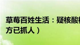 草莓百姓生活：疑核酸机构会议传授造假（警方已抓人）