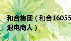 和合集团（和合160557460：年终奖缩水劝退电商人）