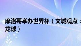 摩洛哥举办世界杯（文城观点：摩洛哥5场世界杯仅丢1粒乌龙球）