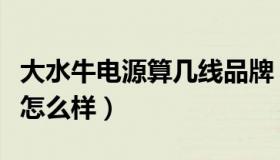 大水牛电源算几线品牌（实时快讯大水牛电源怎么样）