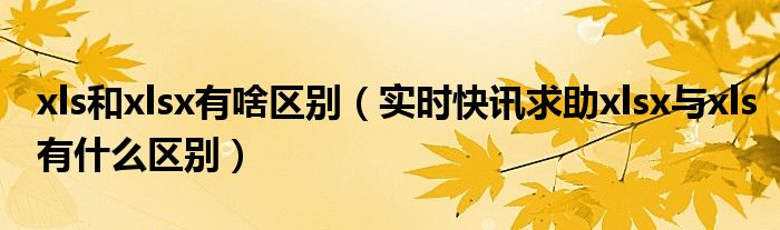 xlsx跟xlsm xls和xlsx必须用wps打开吗