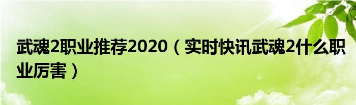 武魂2怎么样 武魂2技能