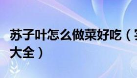 苏子叶怎么做菜好吃（实时快讯苏子叶的做法大全）