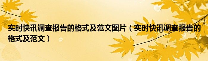调查报告汇总 调查报告汇总图表