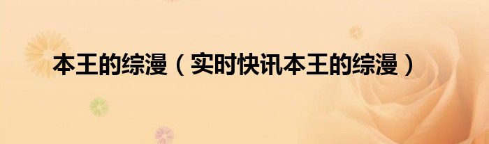 本王穿越了by 本王忙得很小说