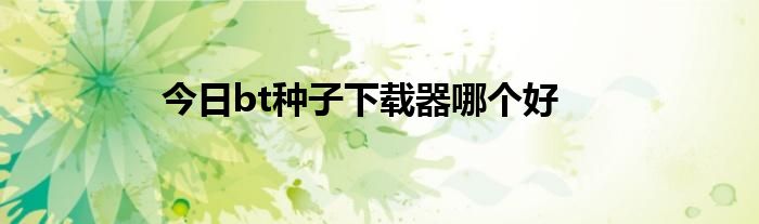 种子下载软件排行 好用种子下载器