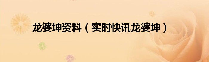 龙婆坤介绍 龙婆坤自身图鉴