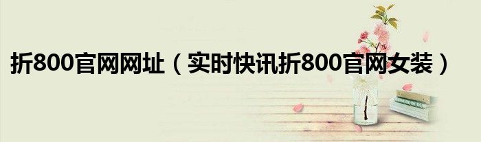 下载折800官网并安装 折800最新版本下载