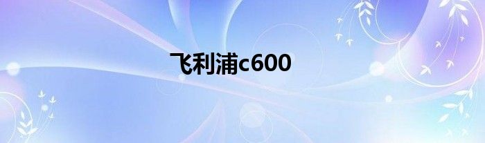 飞利浦c6000 飞利浦c600电池