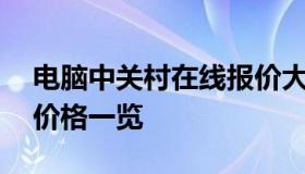 电脑中关村在线报价大全——最新电脑硬件价格一览